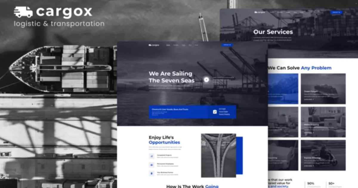 Cargox – Logistic & Transportation Elementor Pro Template Kit