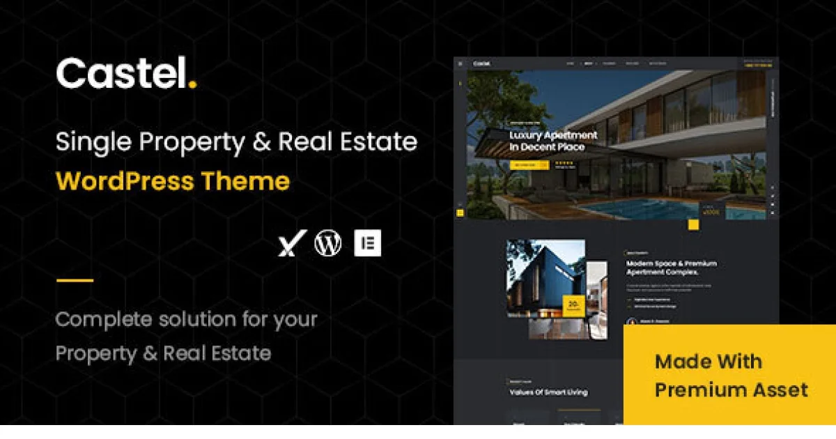 Castel – Single Property & Real Estate WordPress Theme