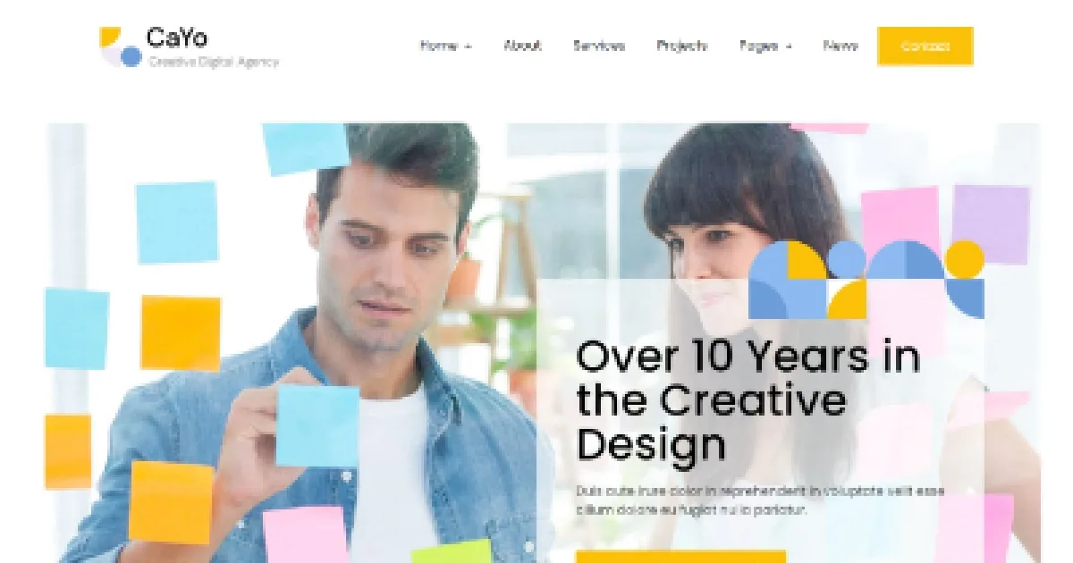 CaYo – Creative Agency Elementor Template Kit