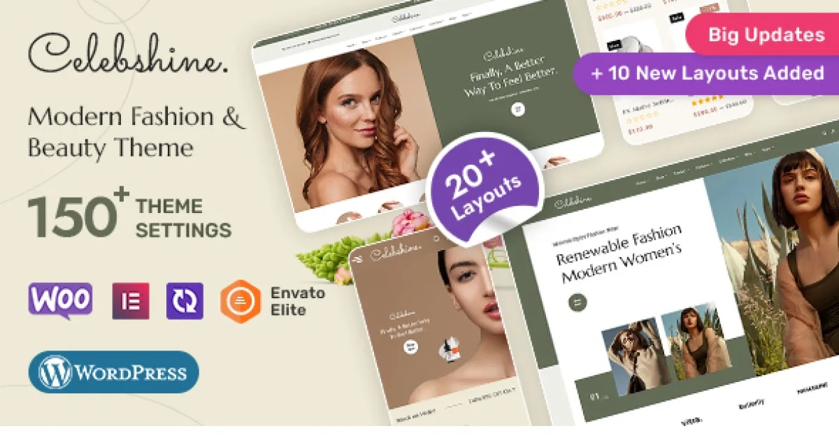 Celebshine – Multi-purpose WooCommerce Theme for Fashion & Beauty