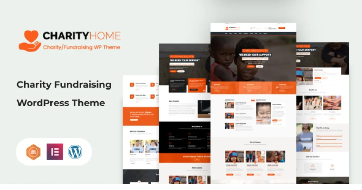 Charity Home – Fundraising WordPress Theme 