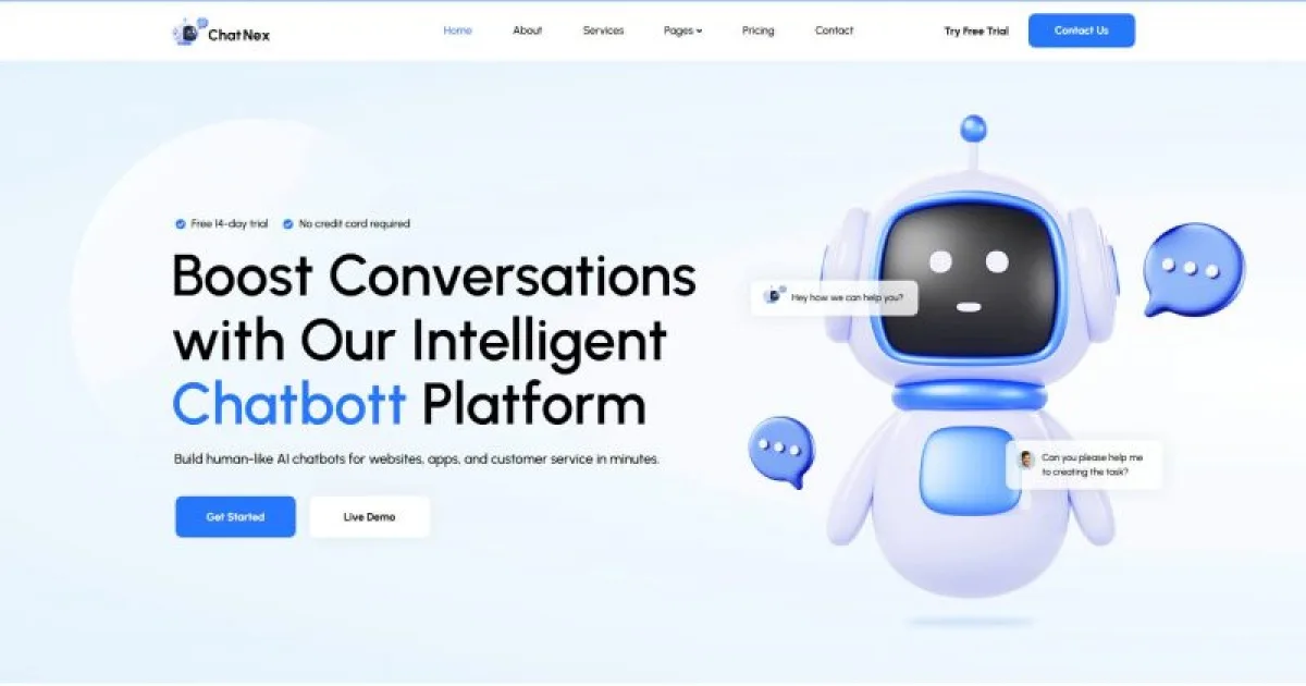ChatNex – AI Chatbot Elementor Template Kit