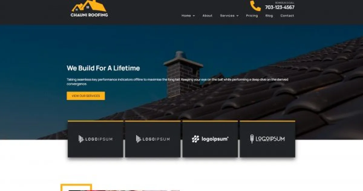 Chauni – Roofing Elementor Template Kit