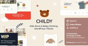 Childy – Kids Store & Baby Clothing Shop WordPress Theme