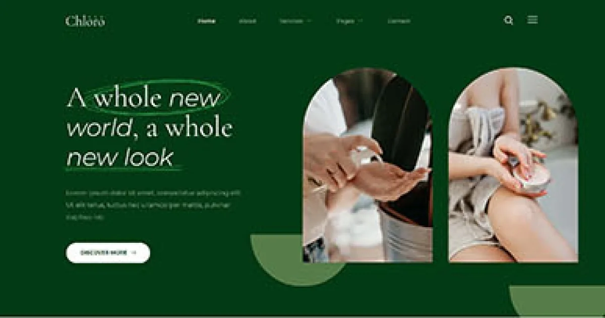 Chloro – Skincare & Dermatology Elementor Template Kit