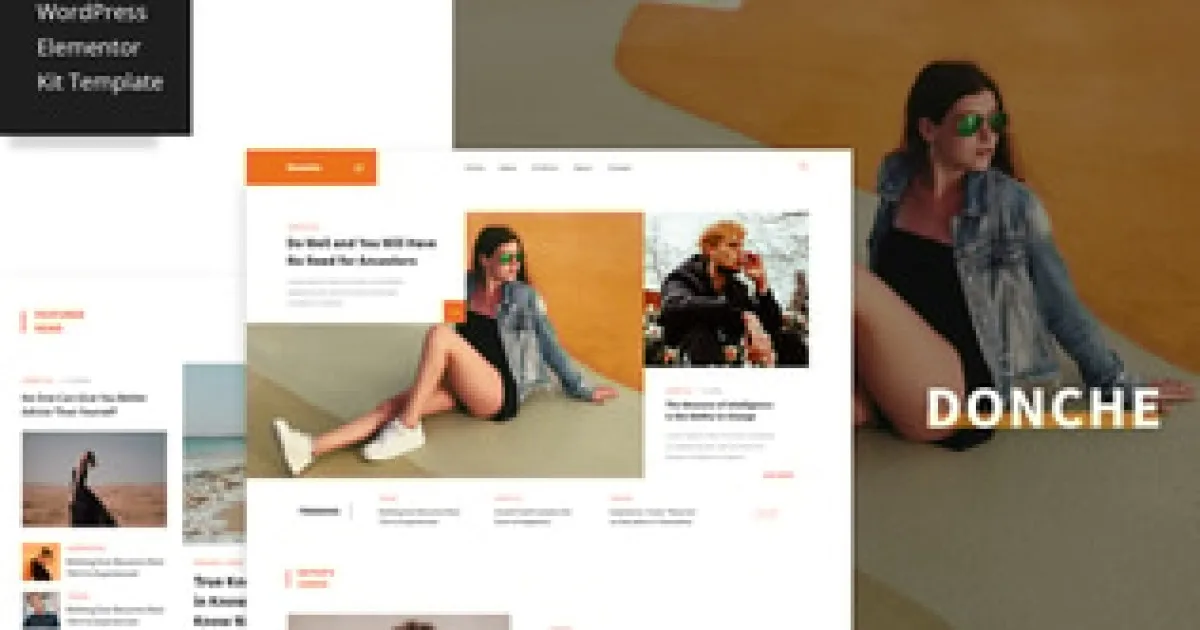 Claire – Personal Portfolio Elementor Template Kit