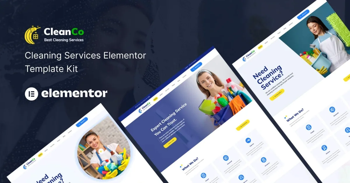 Cleanco – Cleaning Service Elementor Template Kit