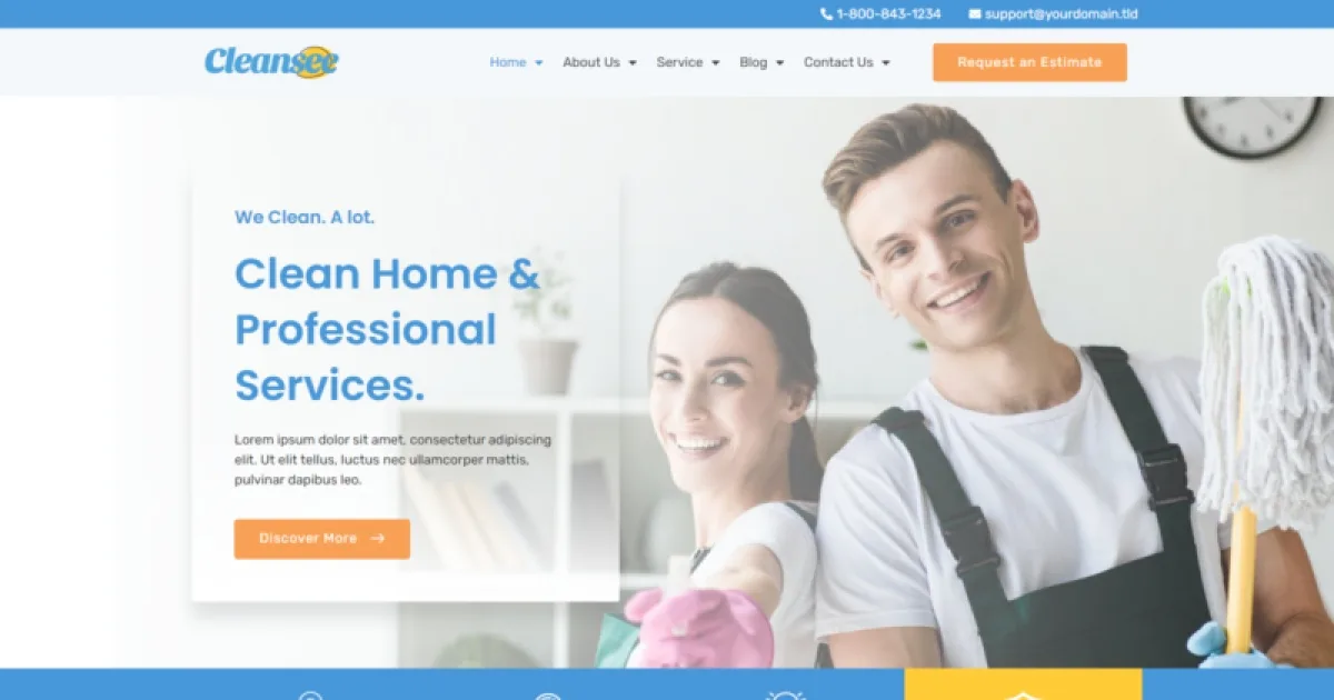 Cleansee – Cleaning Service Elementor Template Kit