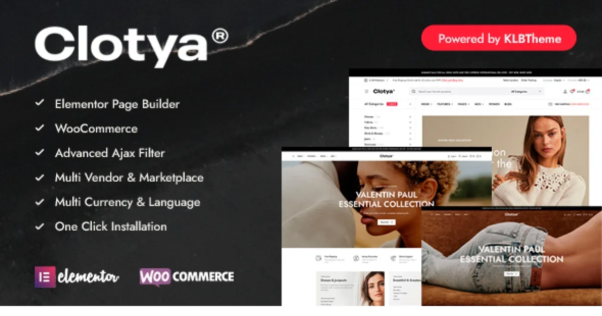 Clotya eCommerce Theme