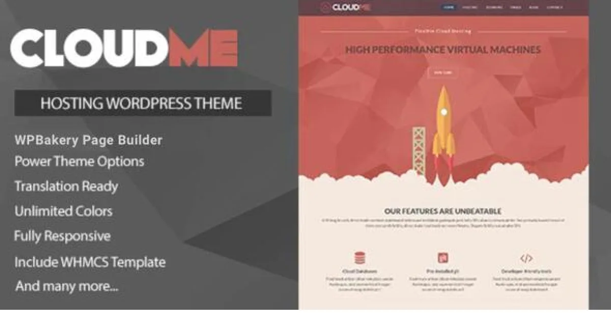 Cloudme Host WordPress Hosting Theme