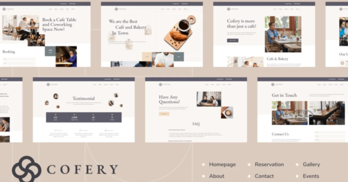 Cofery – Restaurant & Cafe Elementor Pro Template Kit