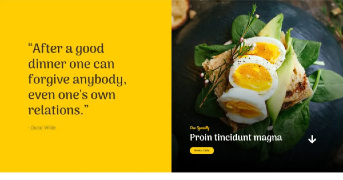 Coliv – Restaurant Template Kit