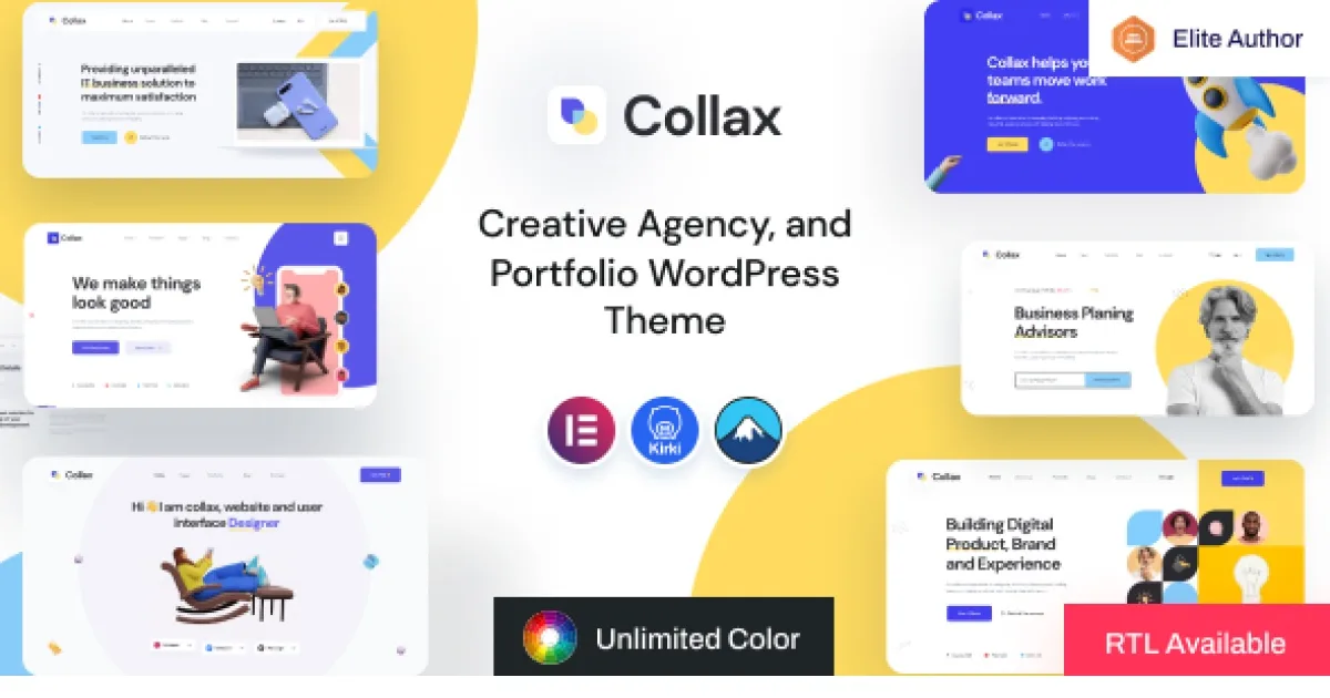 Collax – Creative Agency WordPress Theme