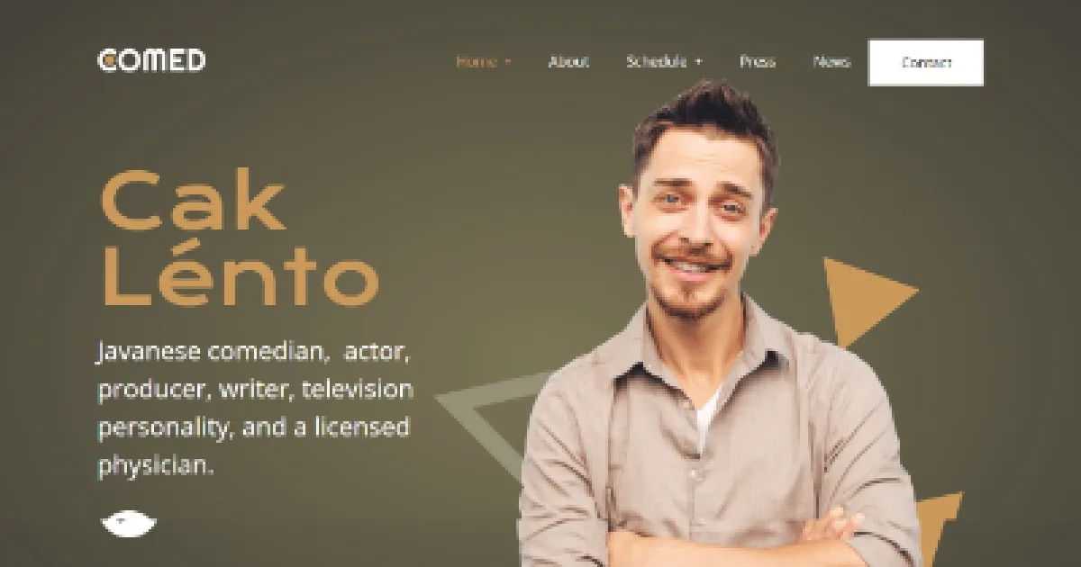 Comed – Comedian Elementor Template Kit