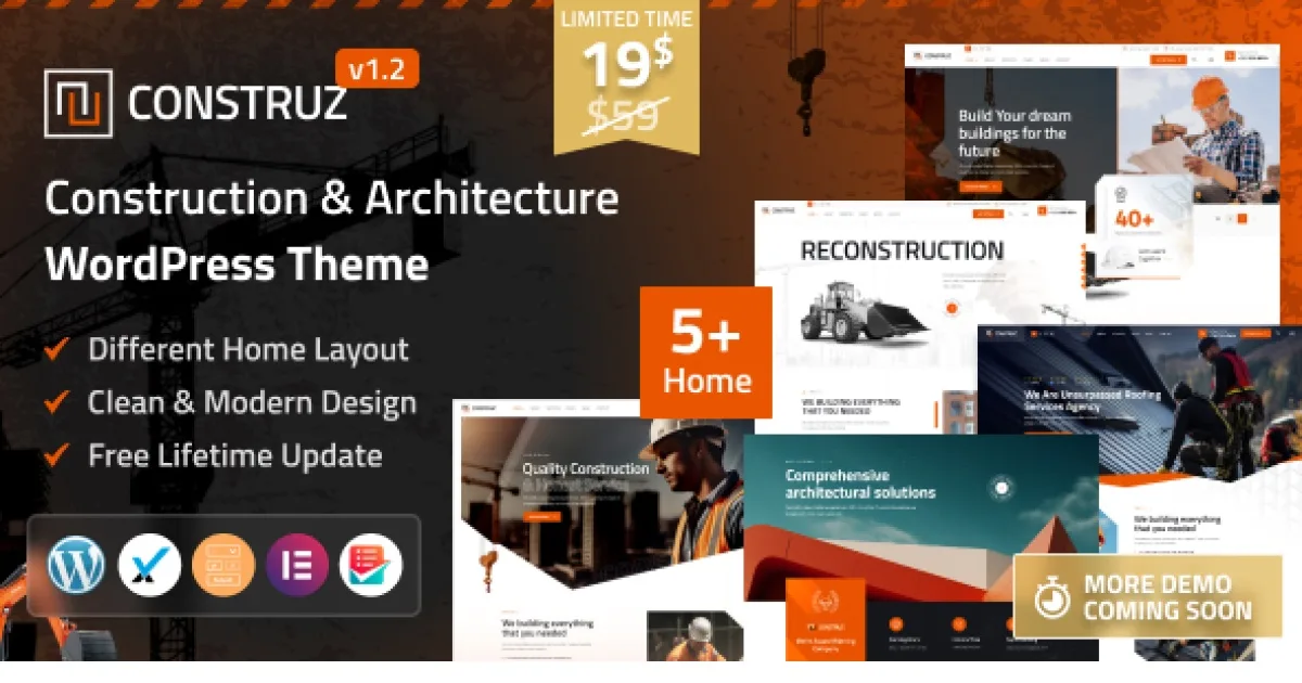 Construz – Construction & Architecture WordPress Theme