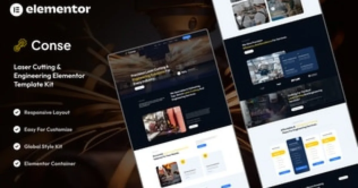 Consture – Business Consulting Elementor Template Kit
