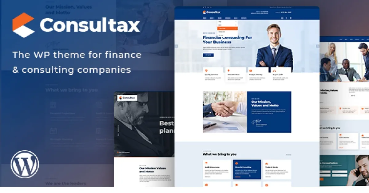 Consultax Theme - Official Release Preview