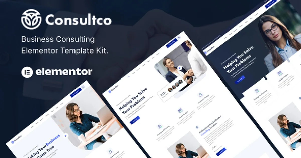 Consultco – Consulting Business Elementor Template Kit