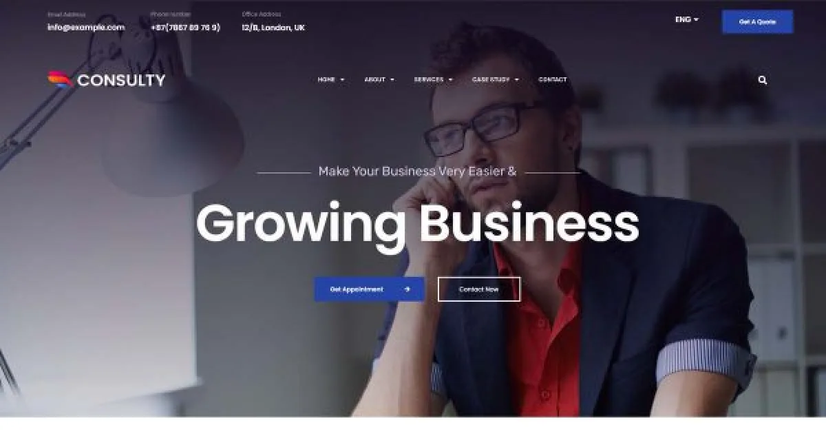 Consulty – Finance Consulting Elementor Template Kit