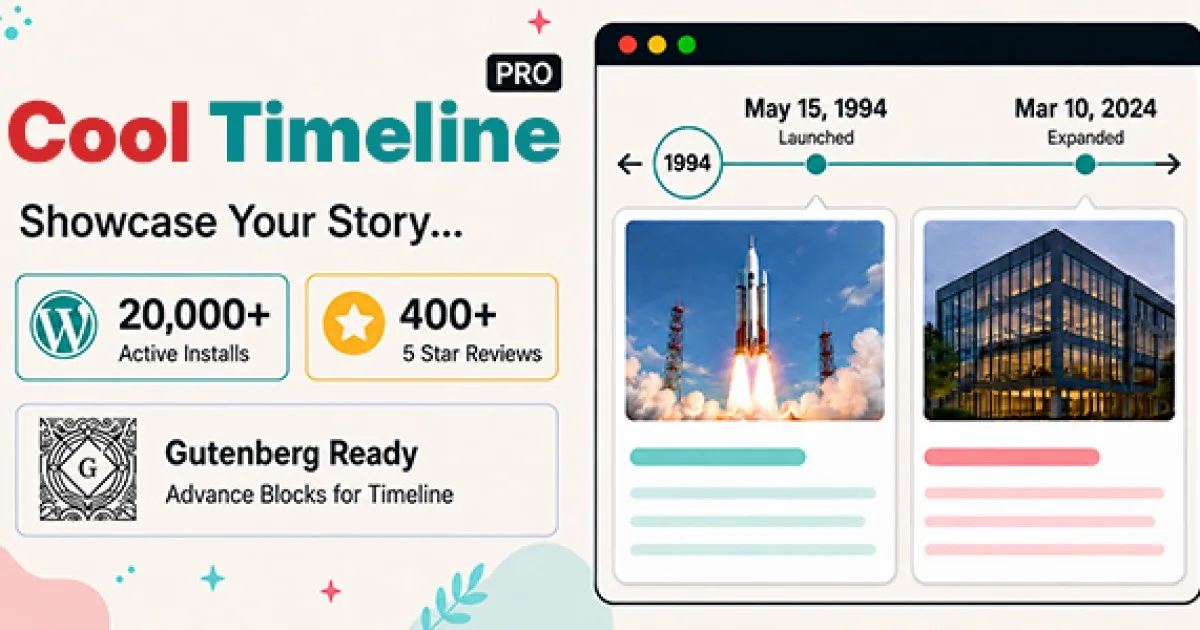Cool Timeline Pro Plugin