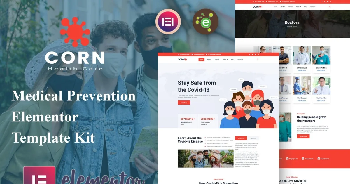 Corn – Medical Prevention Elementor Template Kit