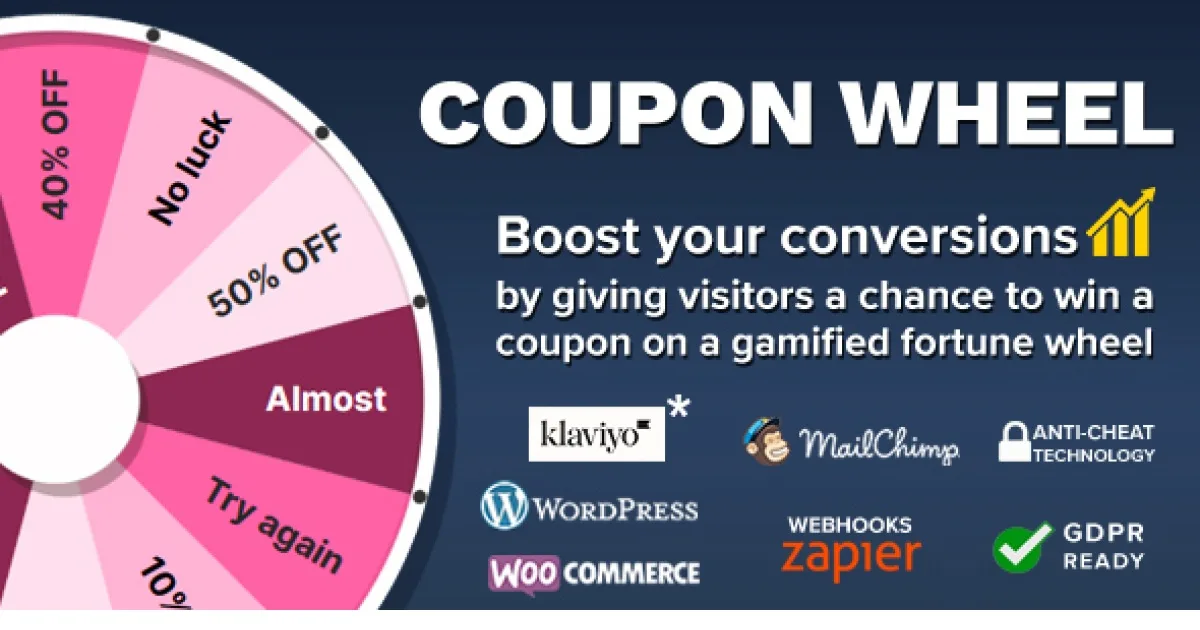 Coupon Wheel Plugin