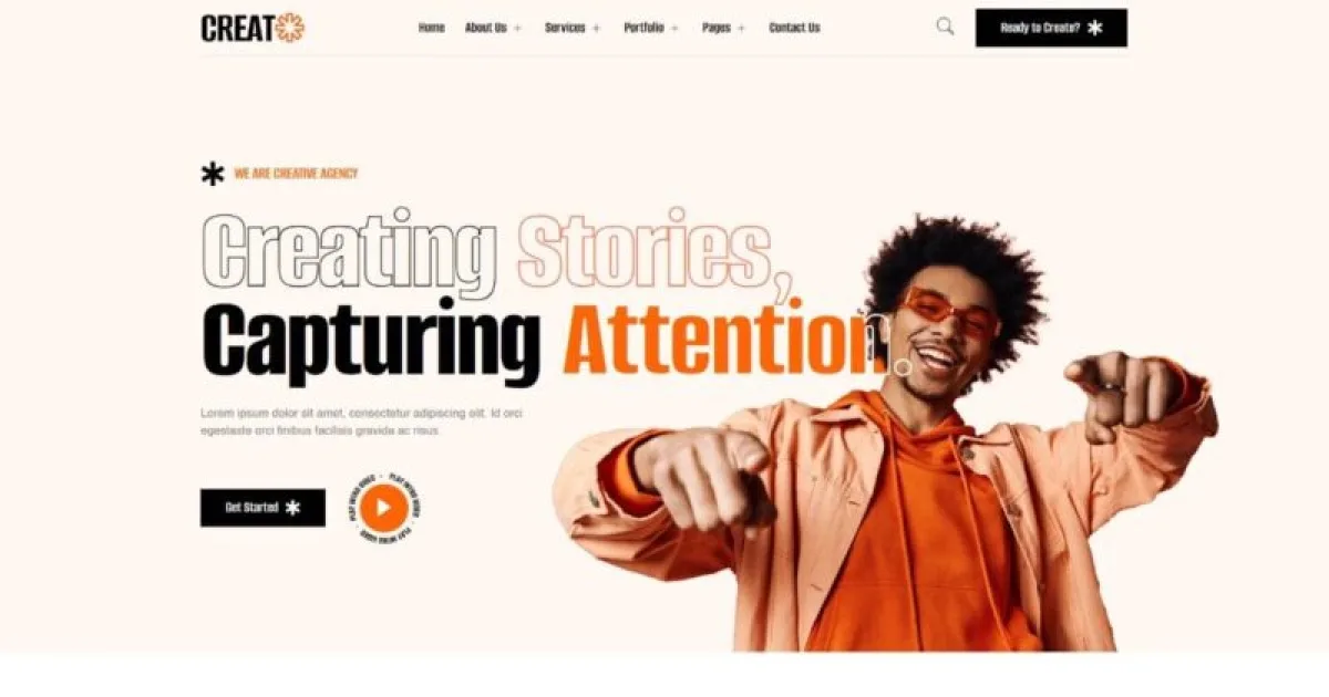 Creat – Creative Agency & Portfolio Elementor Template Kit