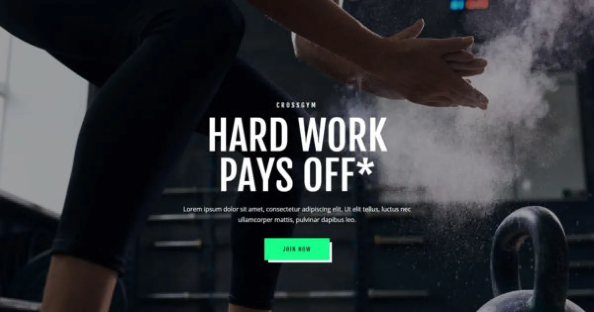 CrossGym – Gym & Fitness Elementor Template Kit