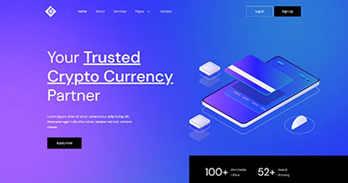 Cryptize – Blockchain Cryptocurrency & Bitcoin Elementor Template Kit