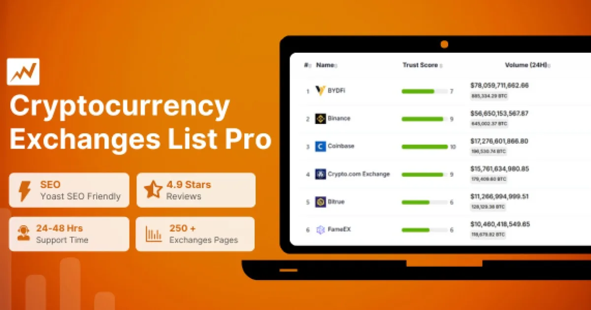 Cryptocurrency Exchanges List Pro