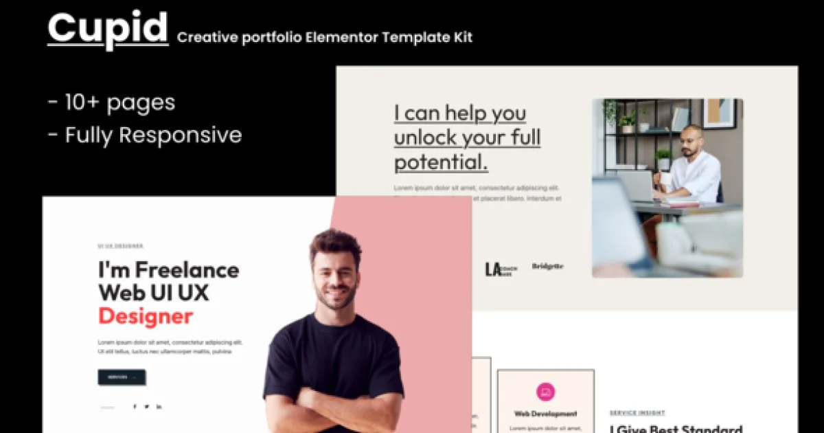 Cupid- Creative Portfolio Elementor Template Kit