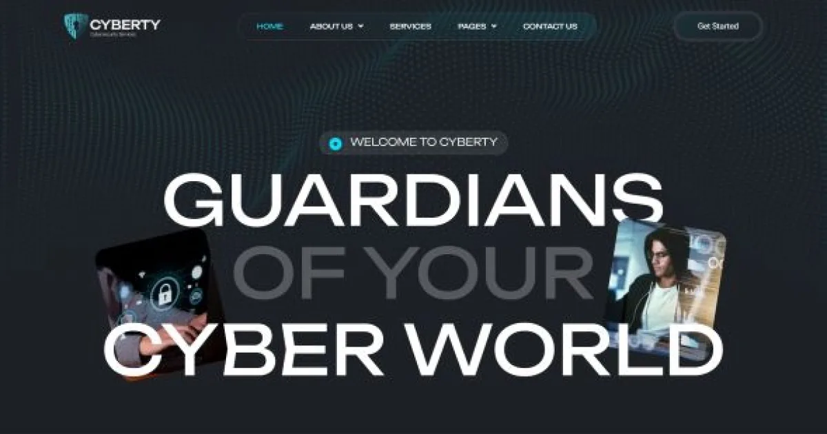 Cyberty – Cyber Security Service Elementor Template Kit
