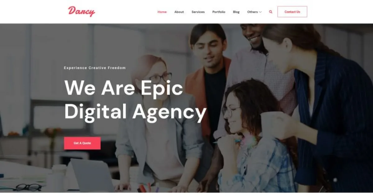 Darcy – Creative Agency Elementor Template Kit