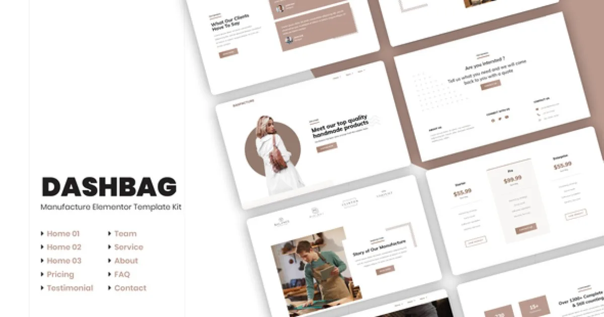 DashBag | Fashion Store Elementor Template Kit