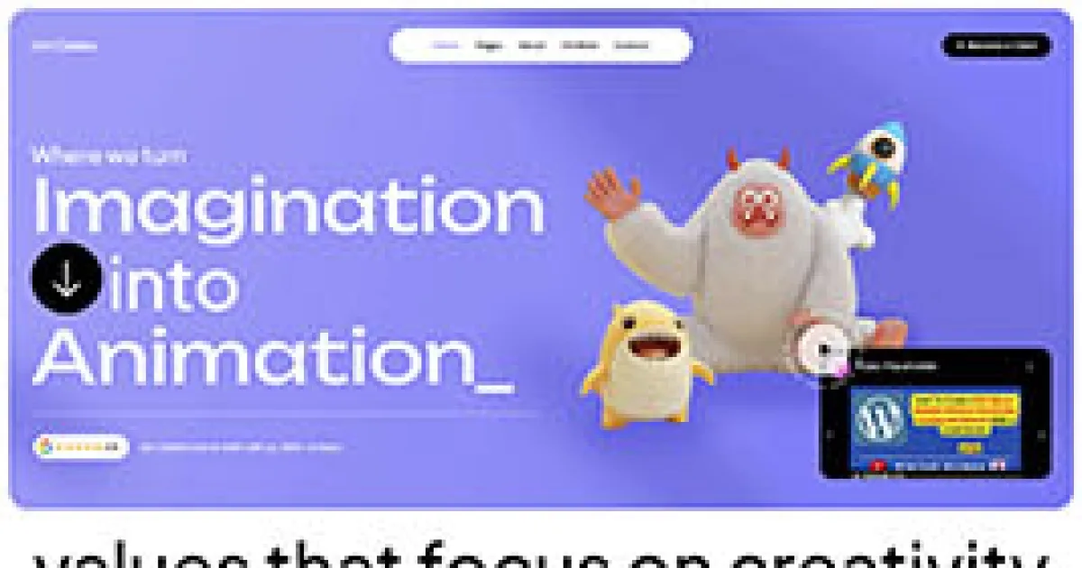 Debv – Animation Studio Elementor Template Kit