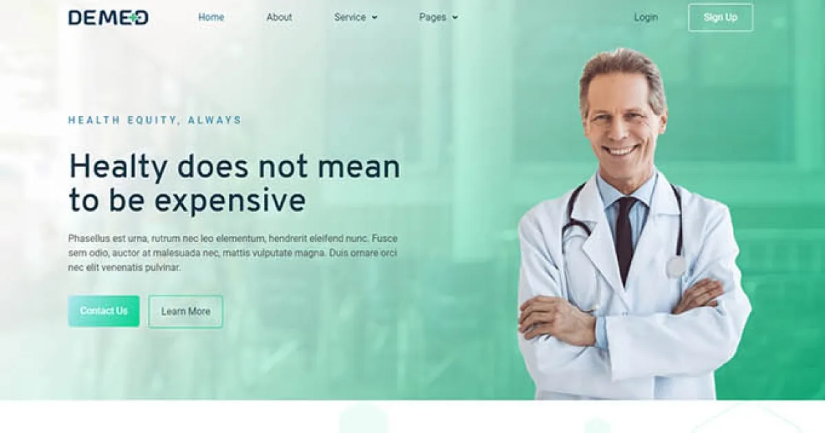 Demed – Medical Clinic Elementor Template Kit