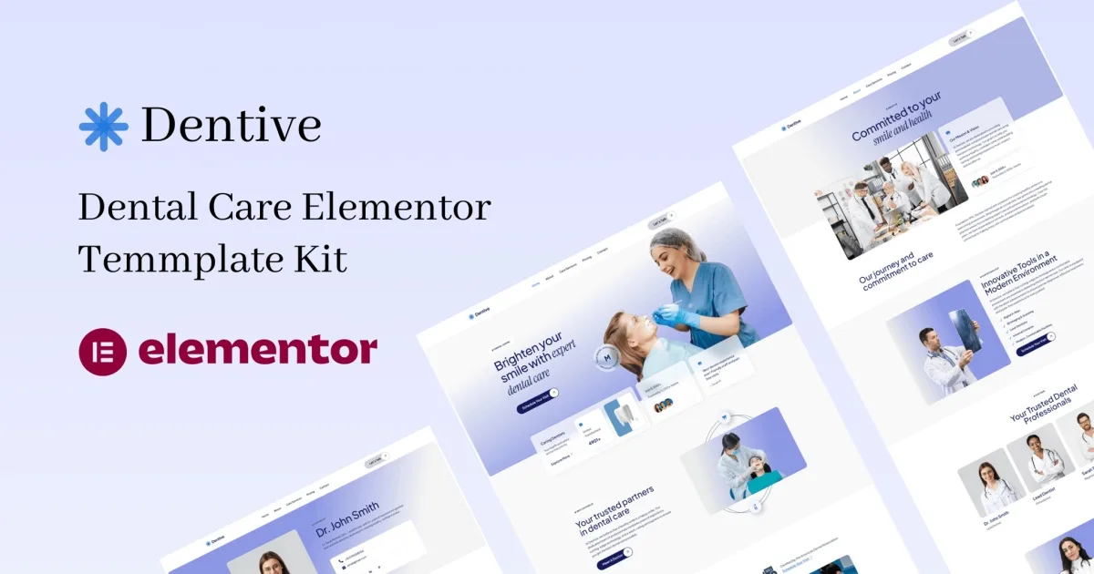 Dentive – Dental Care Elementor Template Kit