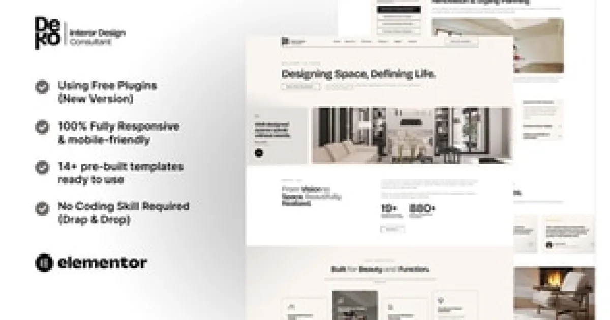 Dezuvo – NFT Portfolio Elementor Template Kit