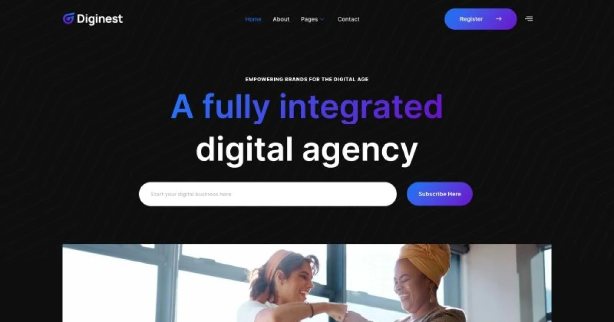 Diginest – Digital Agency Services Elementor Template Kit