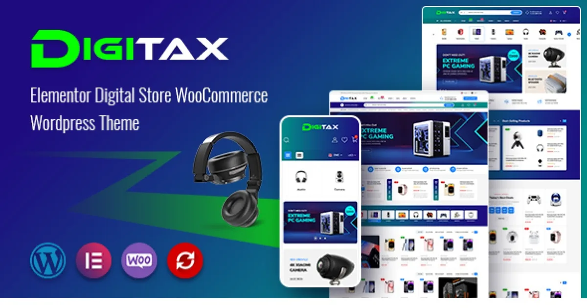 Digitax WordPress Theme - Official Release Preview