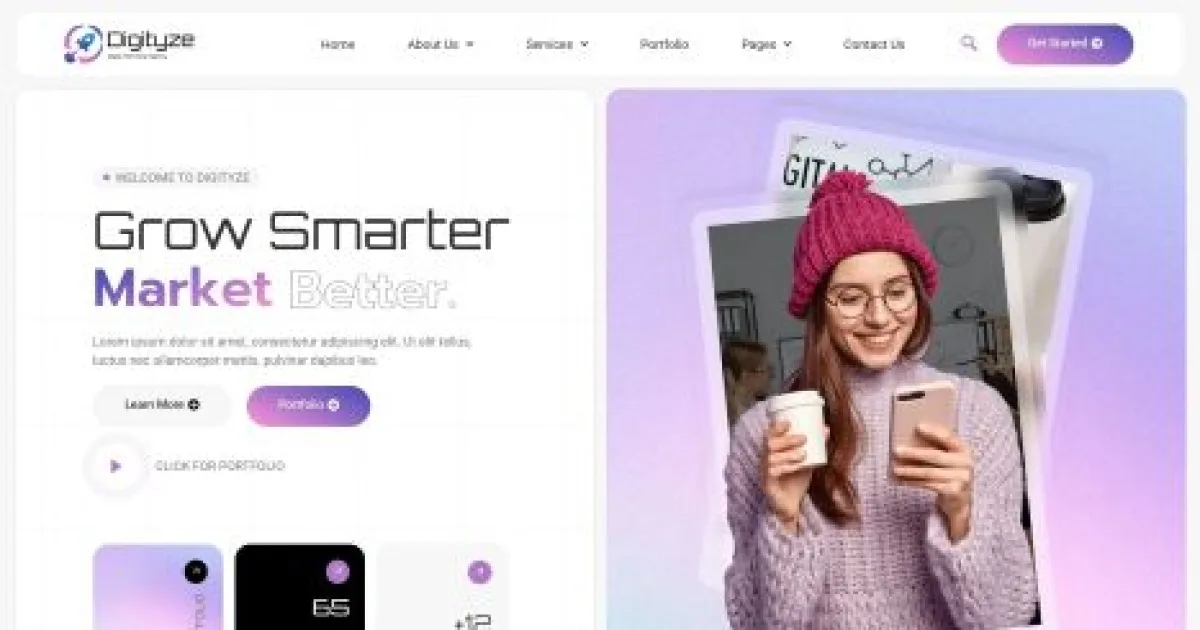 Digityze – Digital Marketing Agency Elementor Template Kit