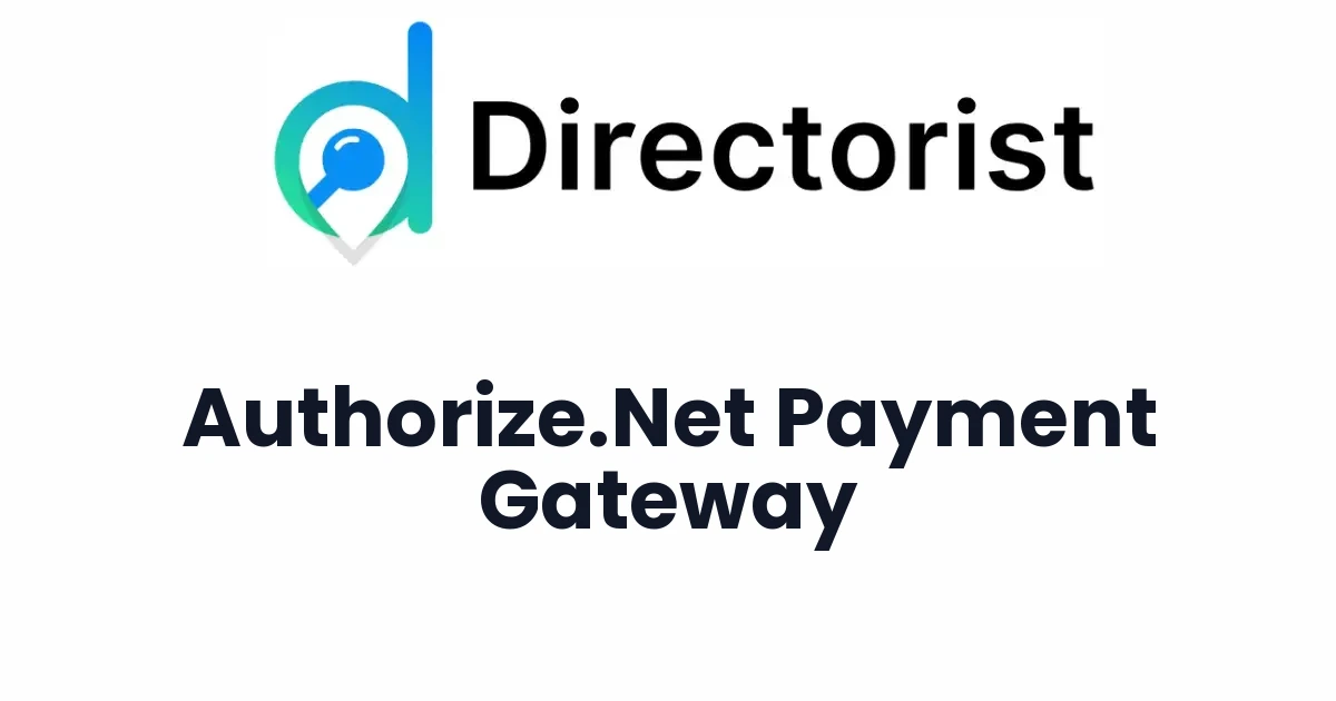 Directorist Authorize.net Payment Gateway