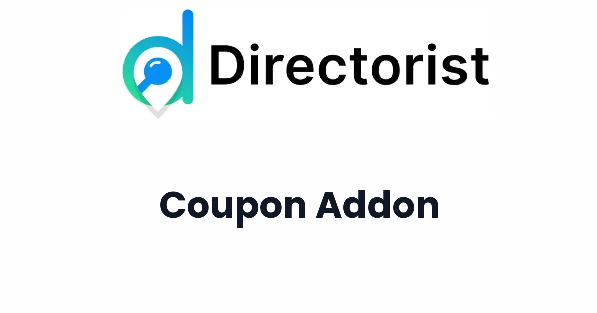 Directorist Coupon Addon