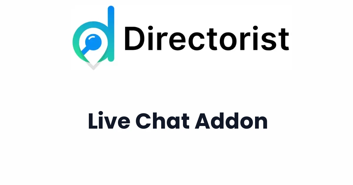 Directorist Live Chat Addon