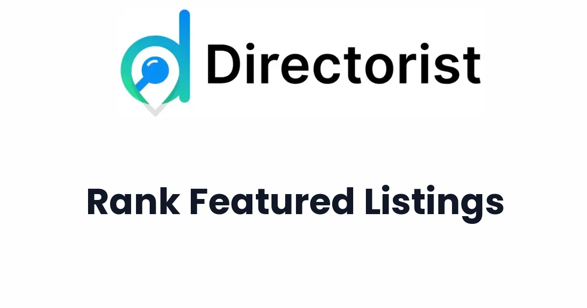 Directorist Rank Featured Listings