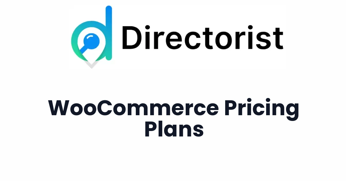 Directorist WooCommerce Pricing Plans