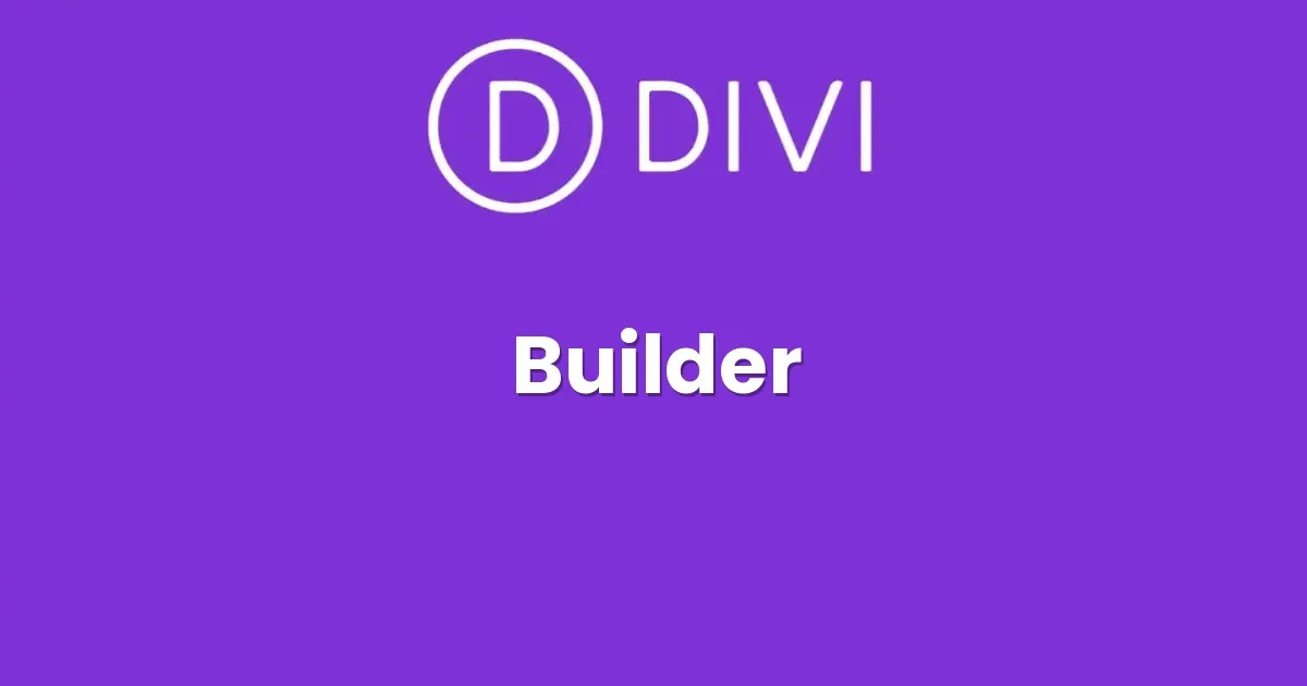 Divi Builder