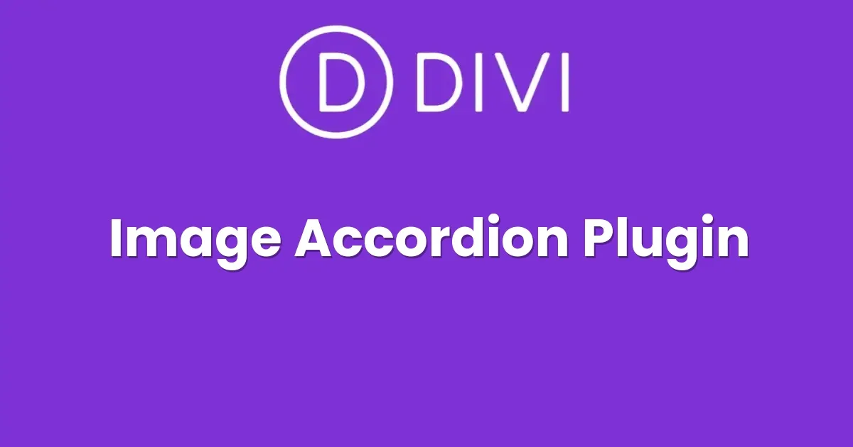 Divi Image Accordion Plugin