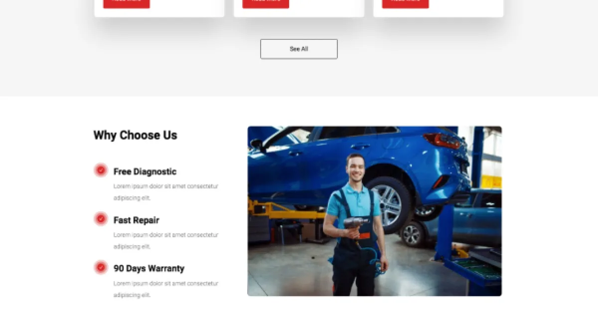 Docar – Repair Shop Elementor Template Kit