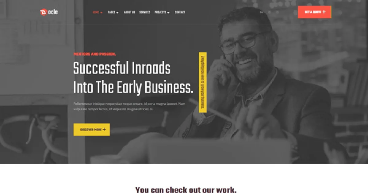 Docle – Digital Agency Services Template Kit